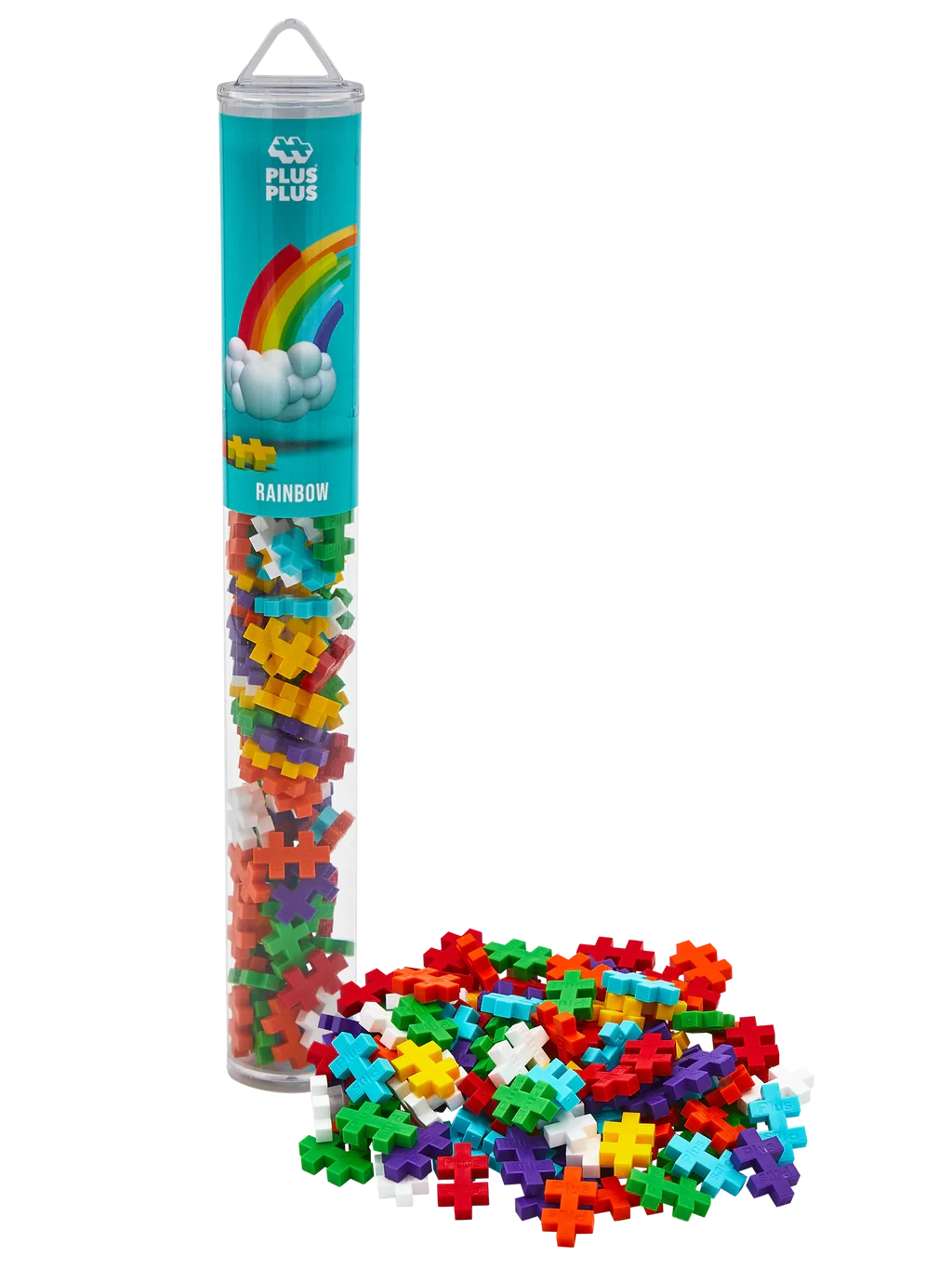 Plus-Plus | Educatief Speelgoed Bouwstenen Rainbow Color Mix 100 Stuks