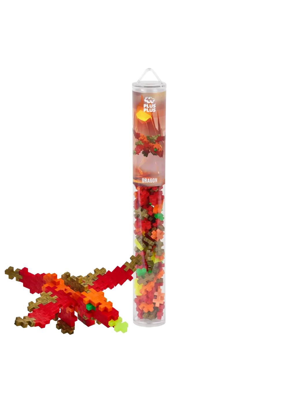 Plus-Plus | Educational Toy Building Bricks Dragon 100 Pieces