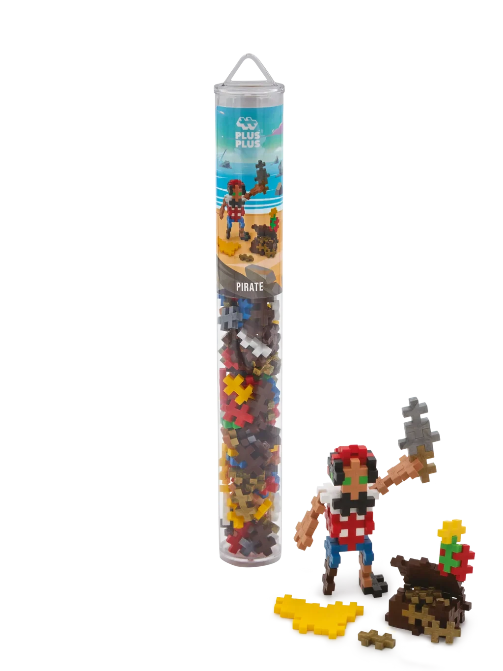 Plus-Plus | Pirate 100-Piece Educational Building Brick Set