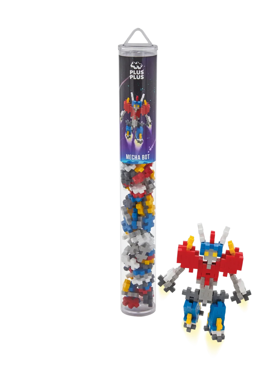 Plus-Plus | Educational Toy Building Bricks Mecha Bot 100 Pieces