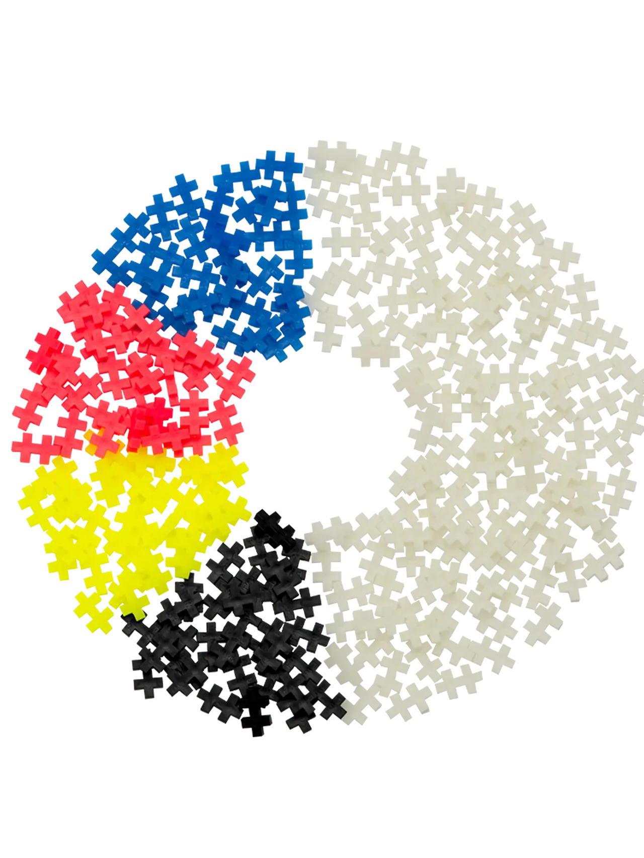 Plus-Plus | Educatief Speelgoed Bouwstenen Glow Color Mix 240 Stuks