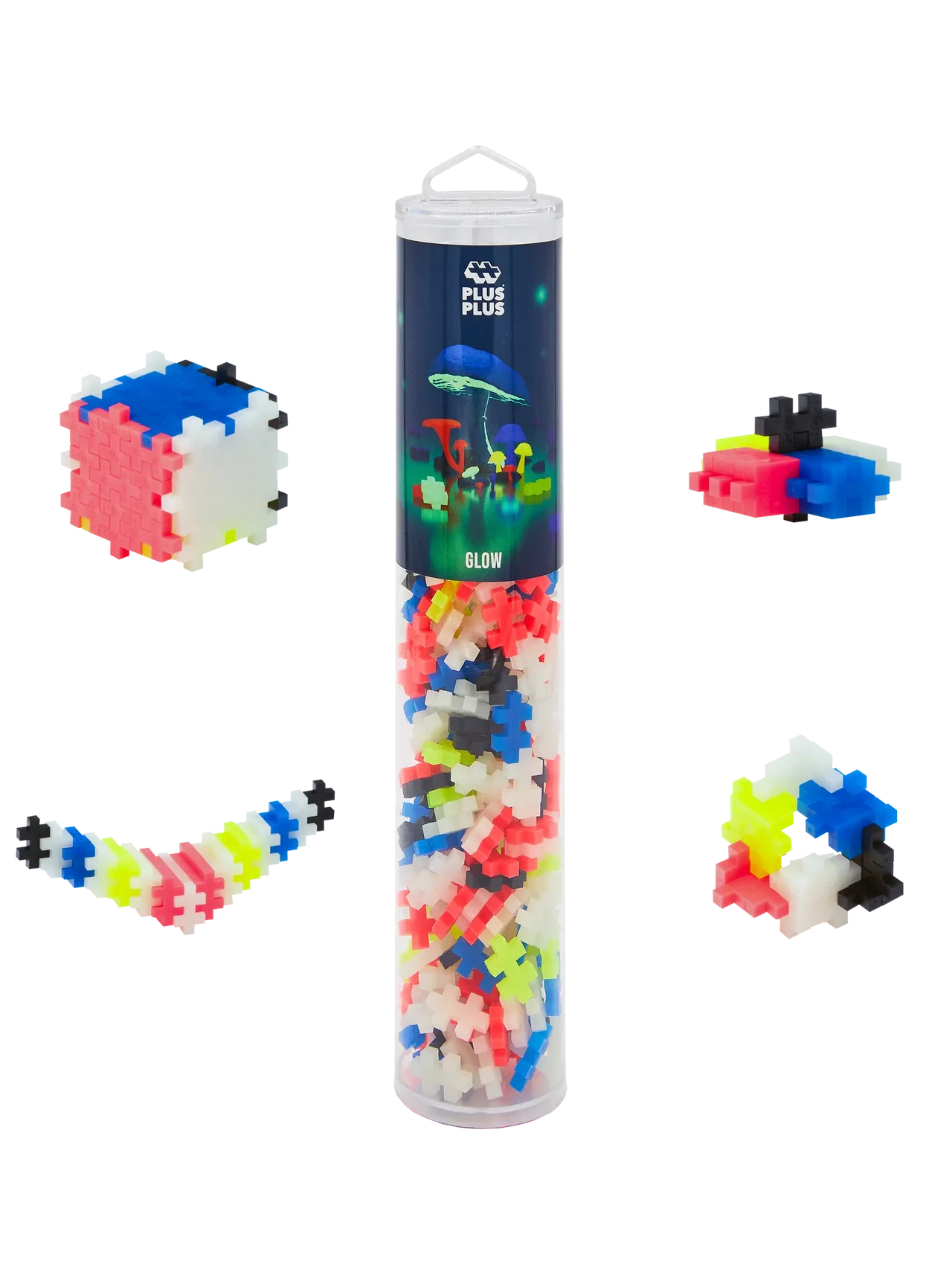 Plus-Plus | Educatief Speelgoed Bouwstenen Glow Color Mix 240 Stuks