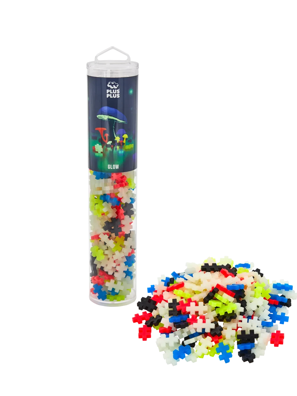 Plus-Plus | Educatief Speelgoed Bouwstenen Glow Color Mix 240 Stuks