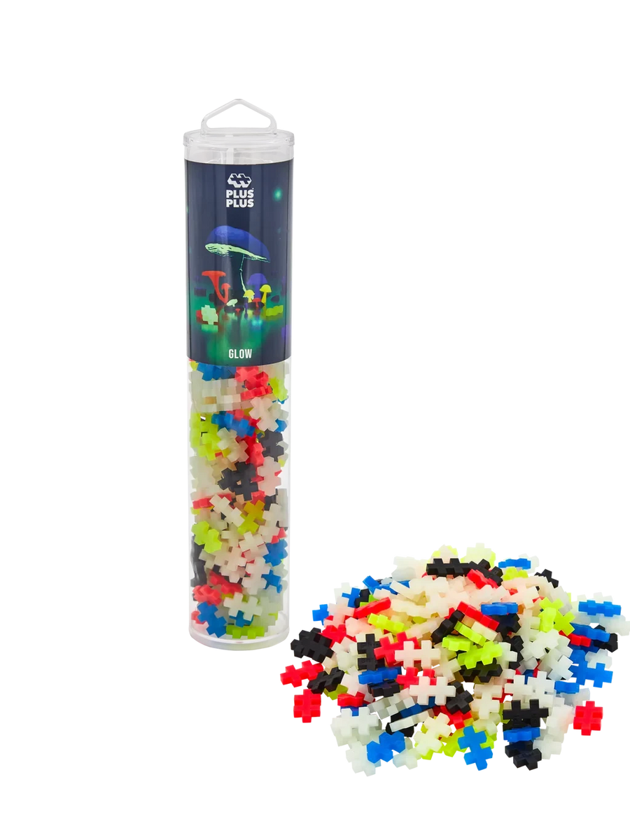 Plus-Plus | Educational Building Bricks Glow Color Mix 240 Pieces
