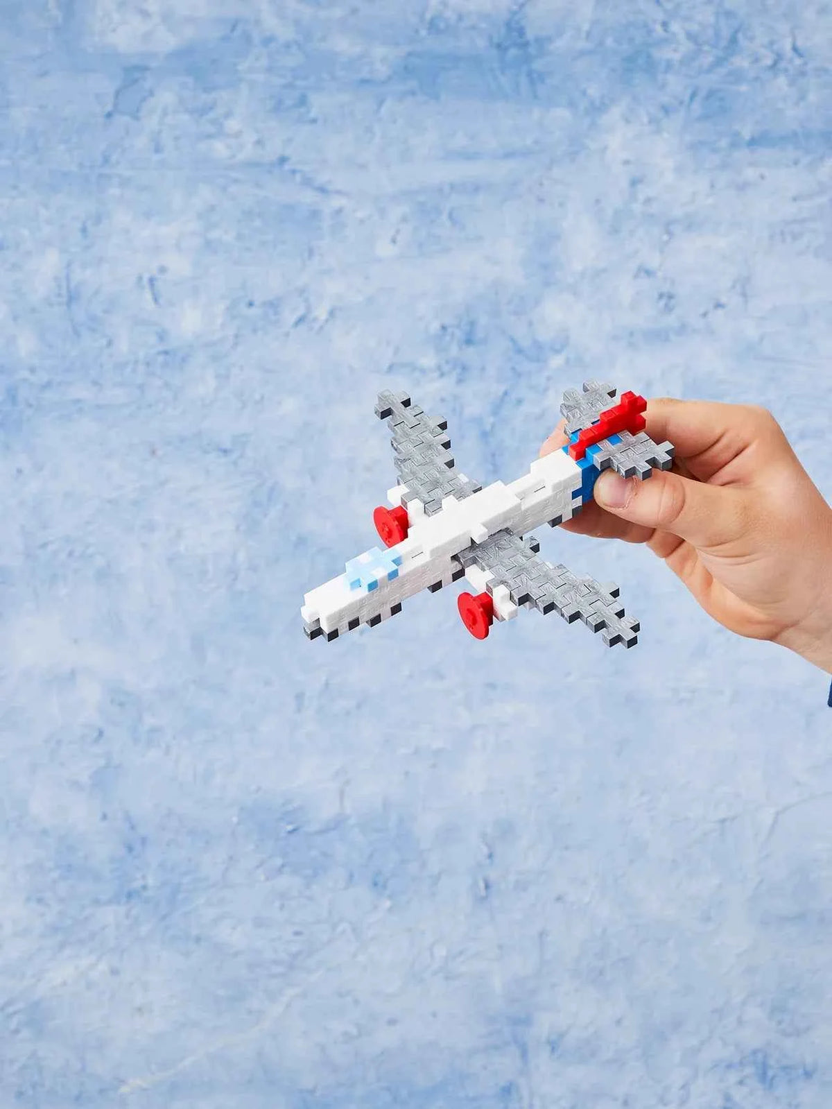 Plus-Plus | Educational Toy Building Bricks Airplane 100 Pieces