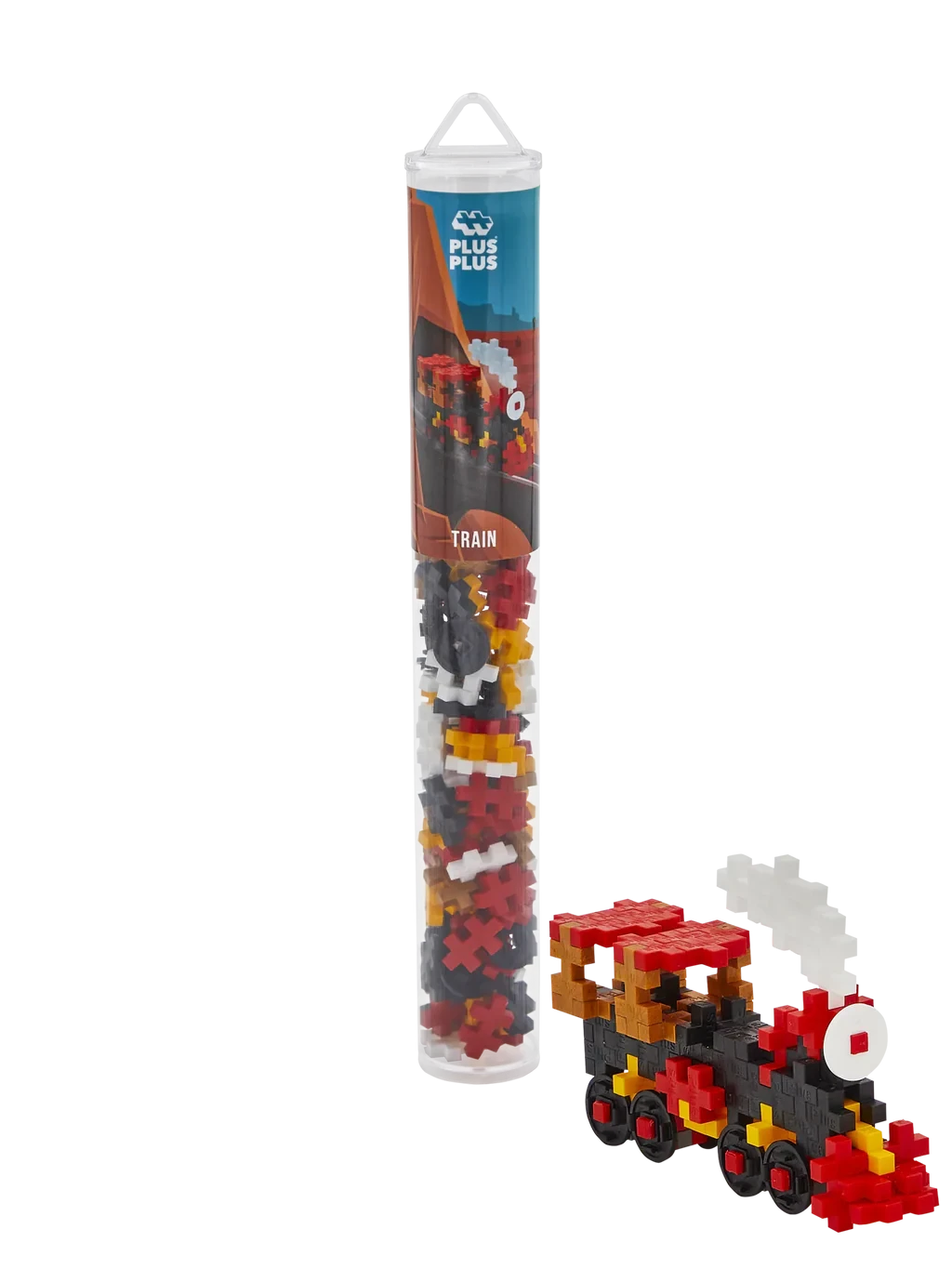 Plus-Plus | Educational Toy Building Blocks Train 100 Pieces