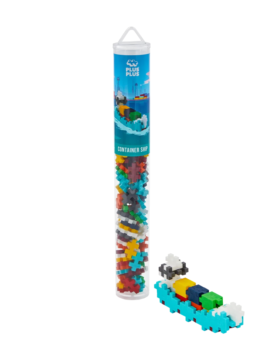 Plus-Plus | Educatief Speelgoed Bouwstenen Container Ship 100 Stuks