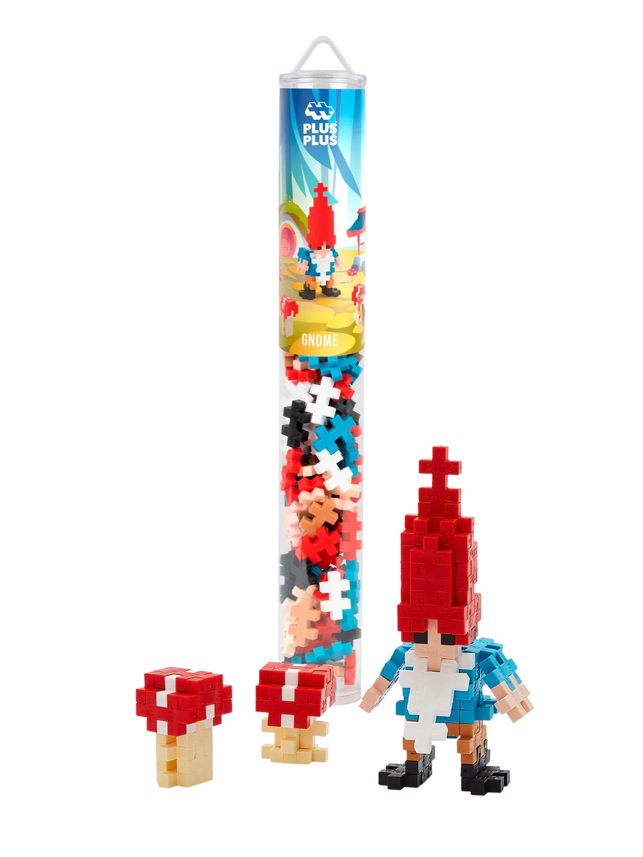 Plus-Plus | Educational Toy Building Bricks Gnome 100 Pieces
