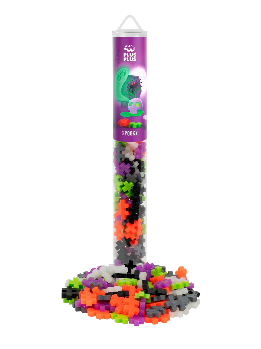 Plus-Plus | Educational Building Blocks Spooky Color Mix 100 Pieces