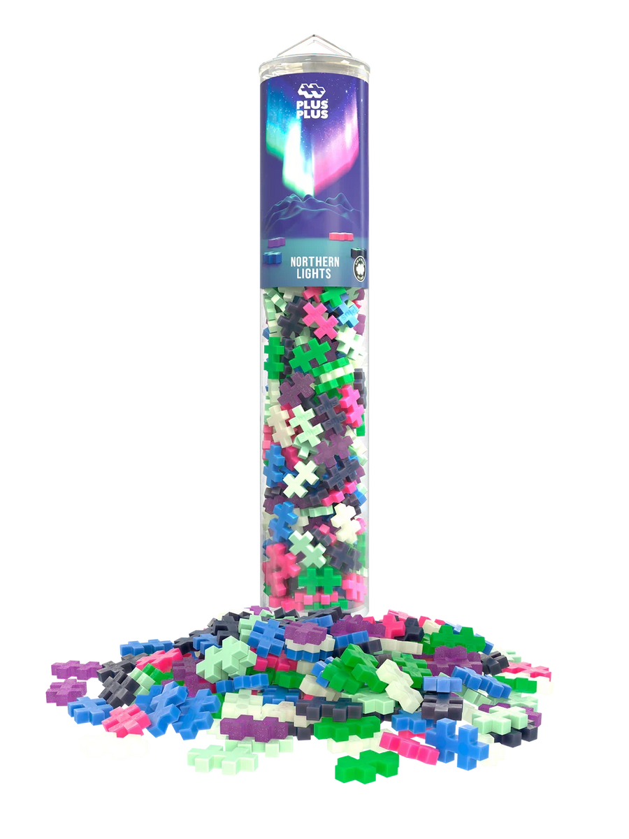 Plus-Plus | Educational Toy Building Blocks Northern Lights Color Mix 240 Pieces