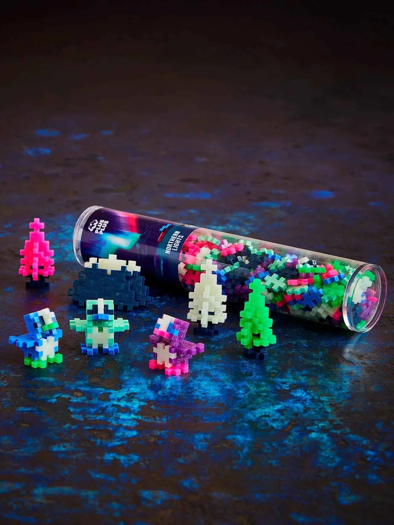 Plus-Plus | Educational Building Blocks Northern Lights Color Mix 240 Pieces