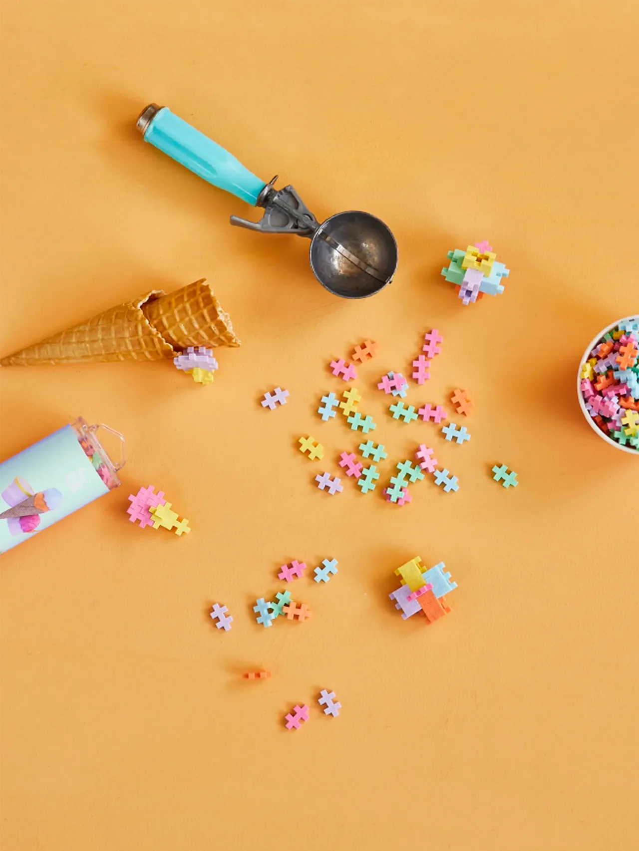 Plus-Plus | Educatief Speelgoed Bouwstenen Gelato Color Mix 240 Stuks