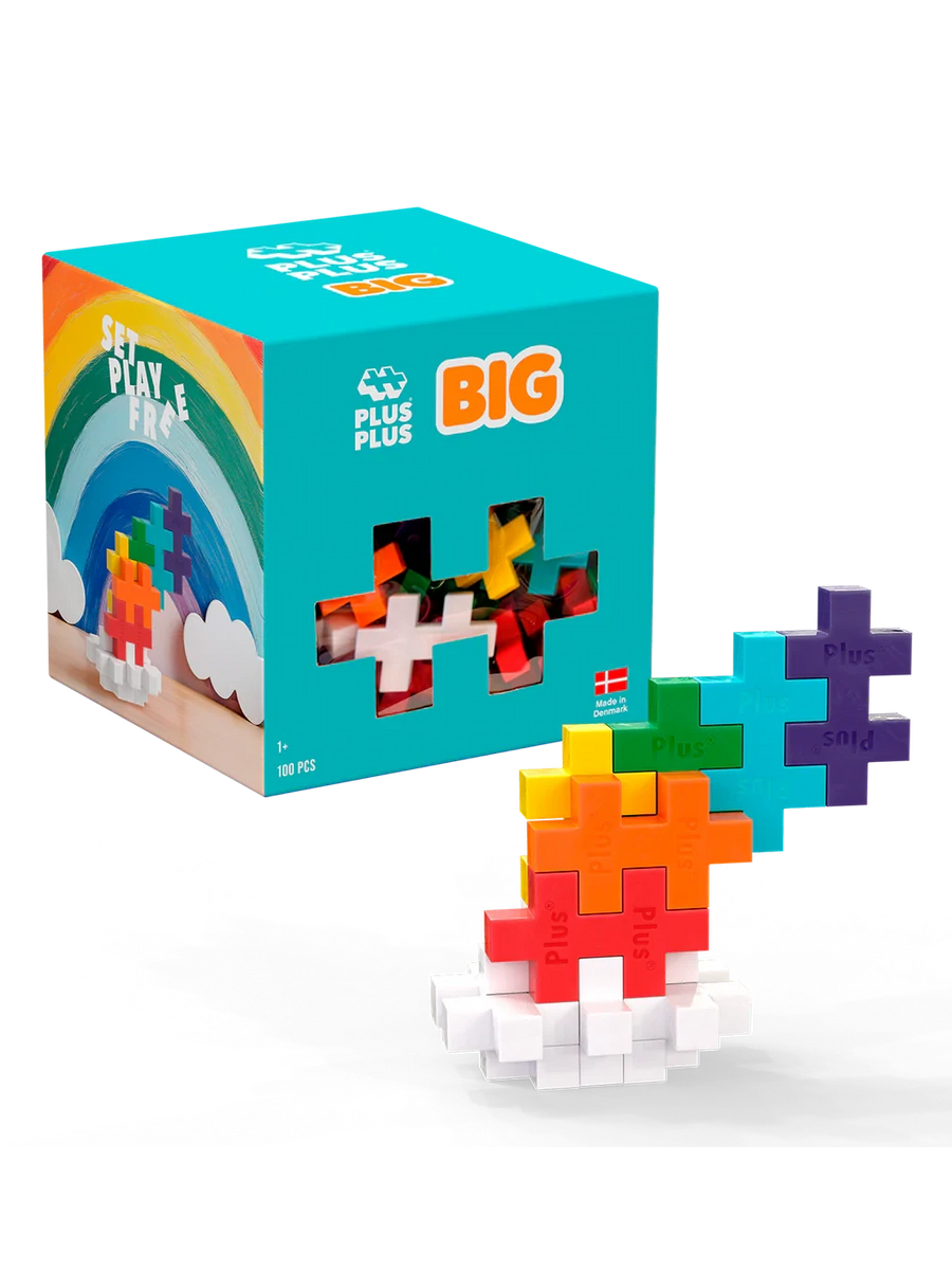 Plus-Plus | Educatief Speelgoed Big Bouwstukjes Rainbow 100-delig