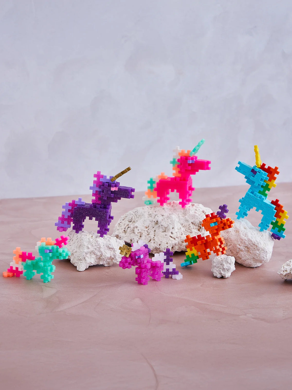 Plus-Plus | Educatief Speelgoed Bouwstenen Pearl Unicorn 100 Stuks
