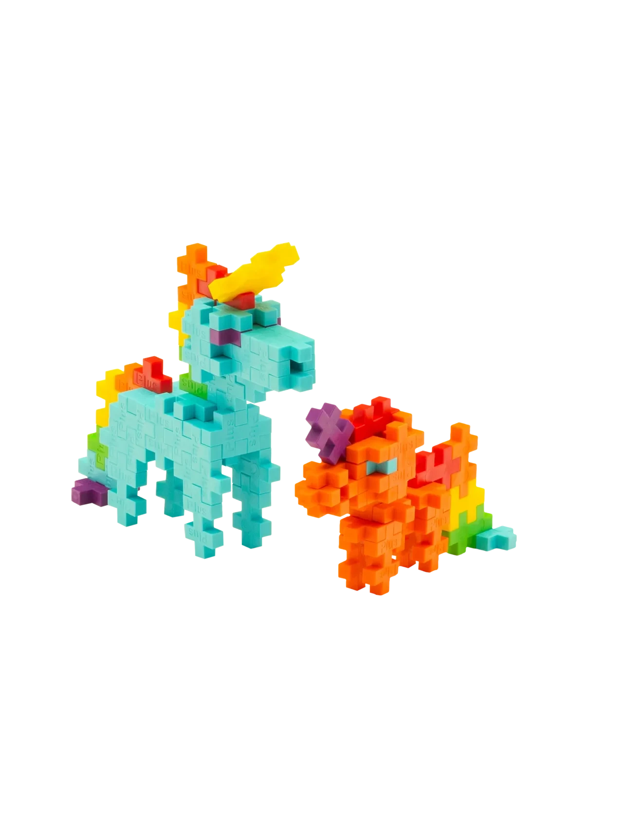 Plus-Plus | Educational Building Bricks Rainbow Unicorns 100 Pieces