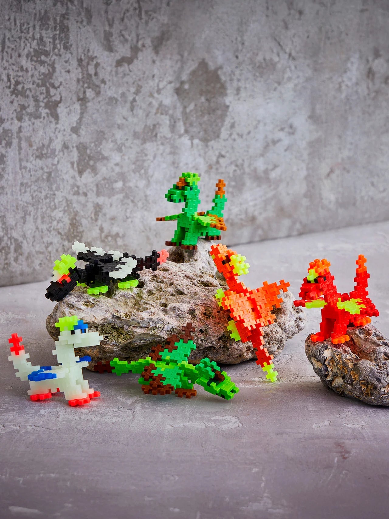 Plus-Plus | Educatief Speelgoed Bouwstenen Glow Dragons 100 Stuks