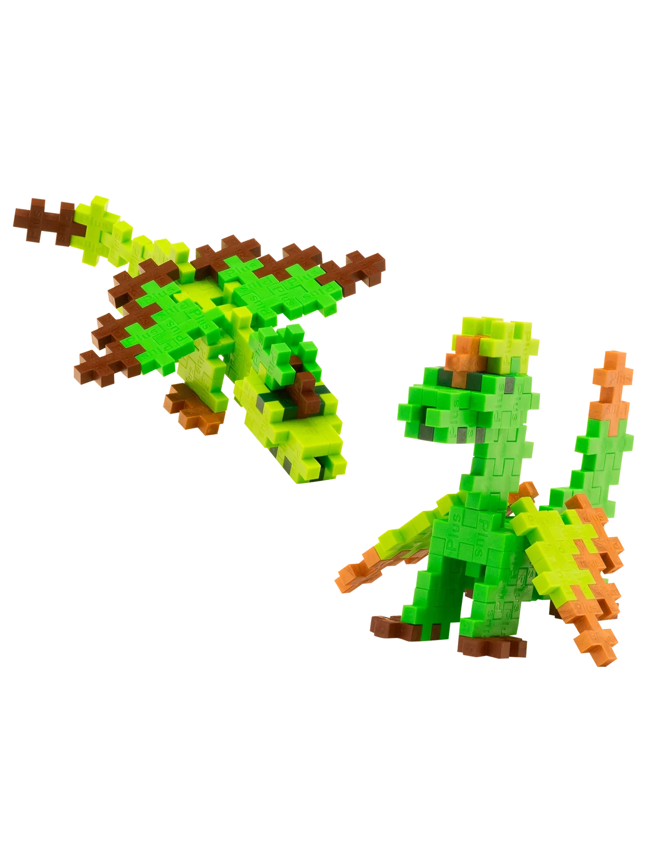 Plus-Plus | Educational Toy Building Bricks Earth Dragons 100 Pieces