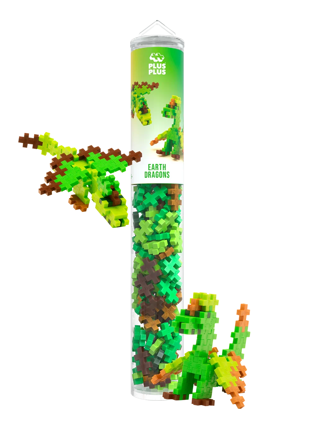 Plus-Plus | Educational Toy Building Blocks Earth Dragons 100 Pieces