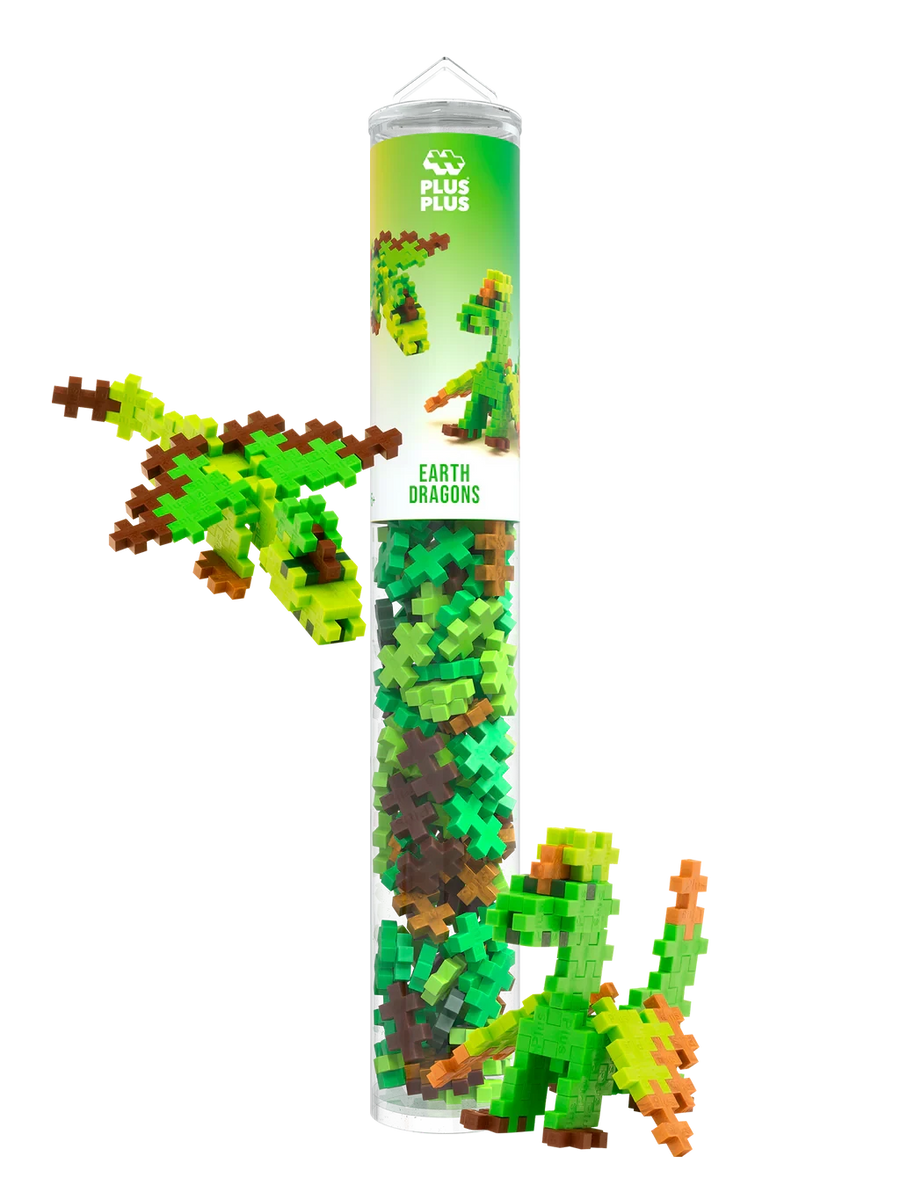 Plus-Plus | Educatief Speelgoed Bouwstenen Earth Dragons 100 Stuks