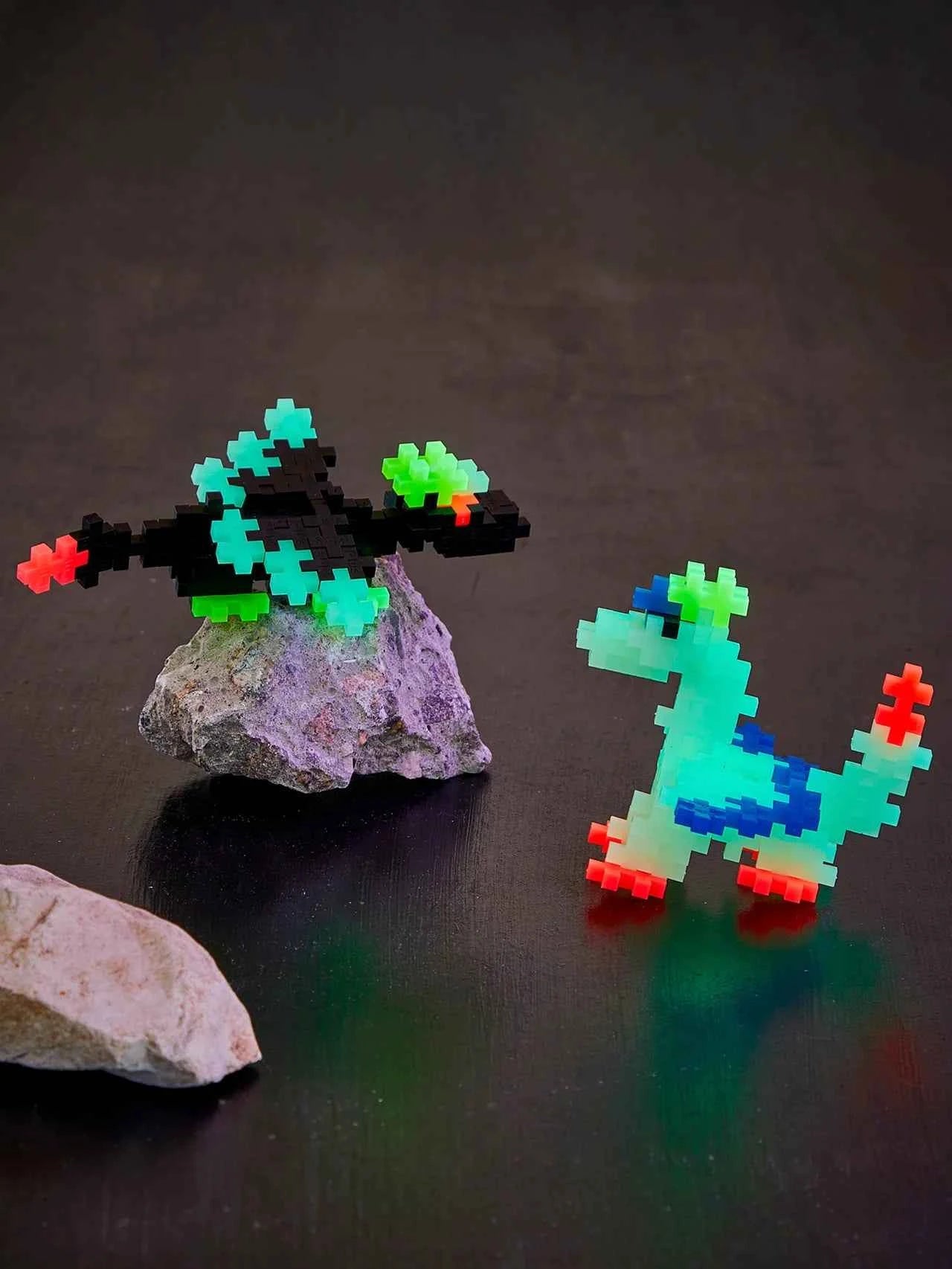 Plus-Plus | Educatief Speelgoed Bouwstenen Glow Dragons 100 Stuks