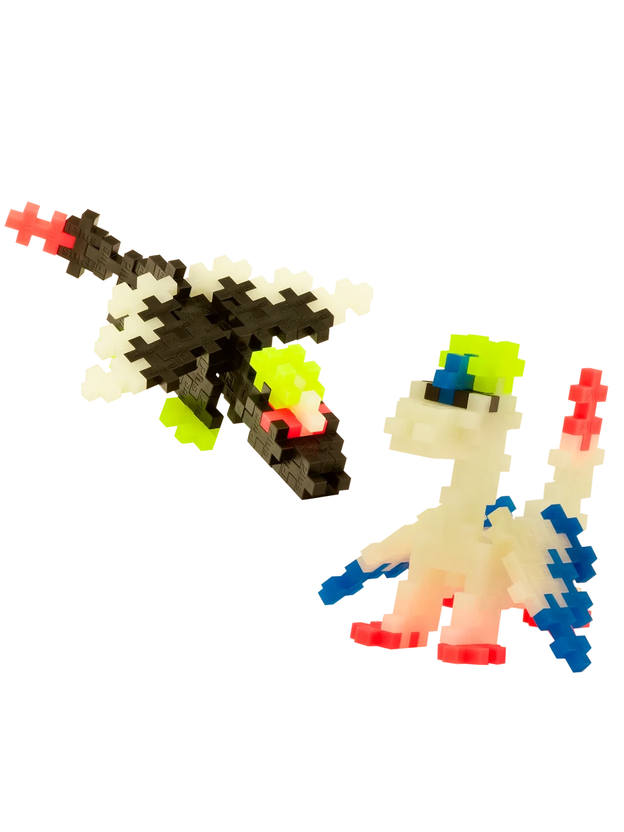 Plus-Plus | Educatief Speelgoed Bouwstenen Glow Dragons 100 Stuks