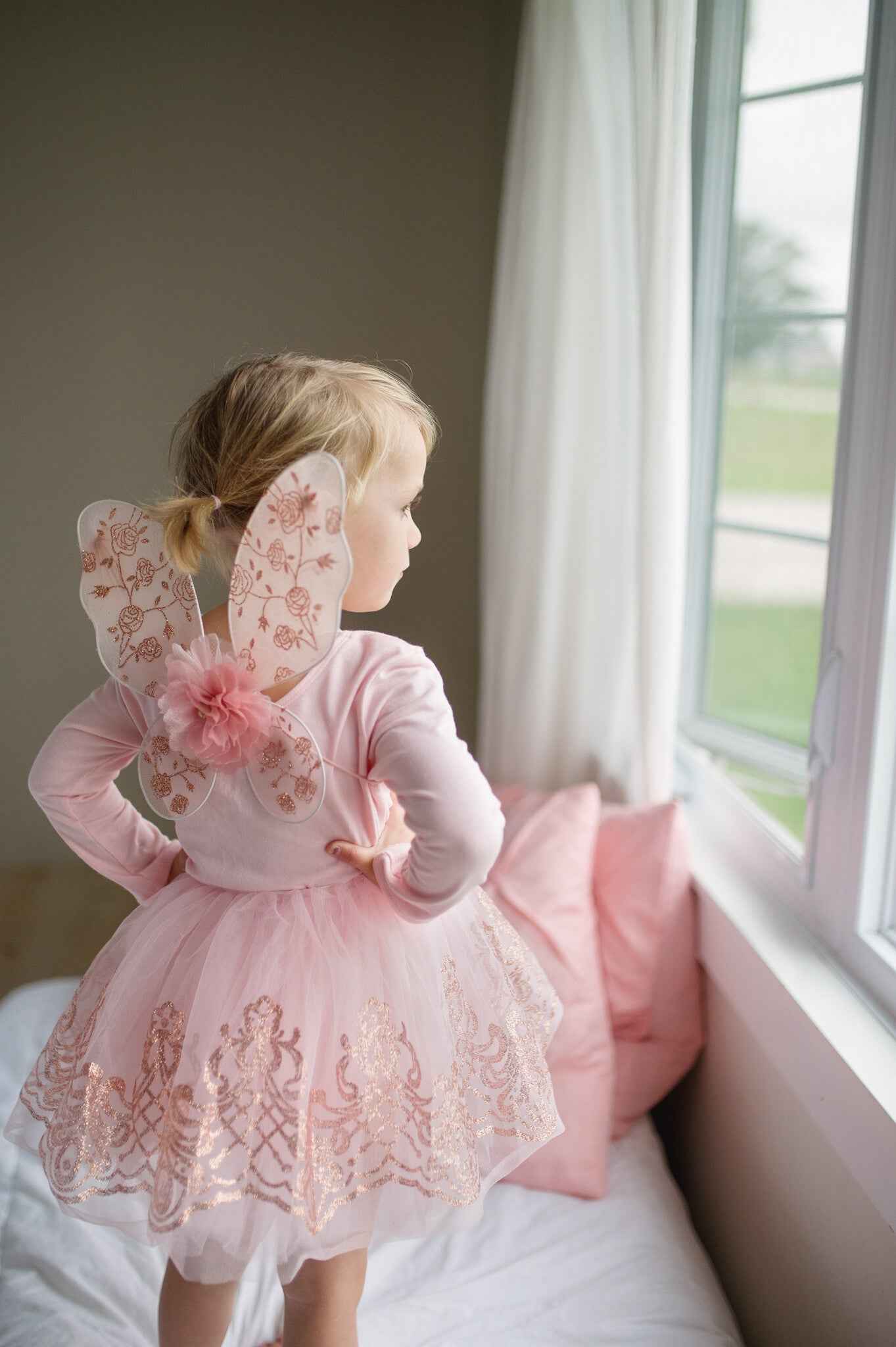Great Pretenders - Rose Golden Wings/Tutu - Size 4-6