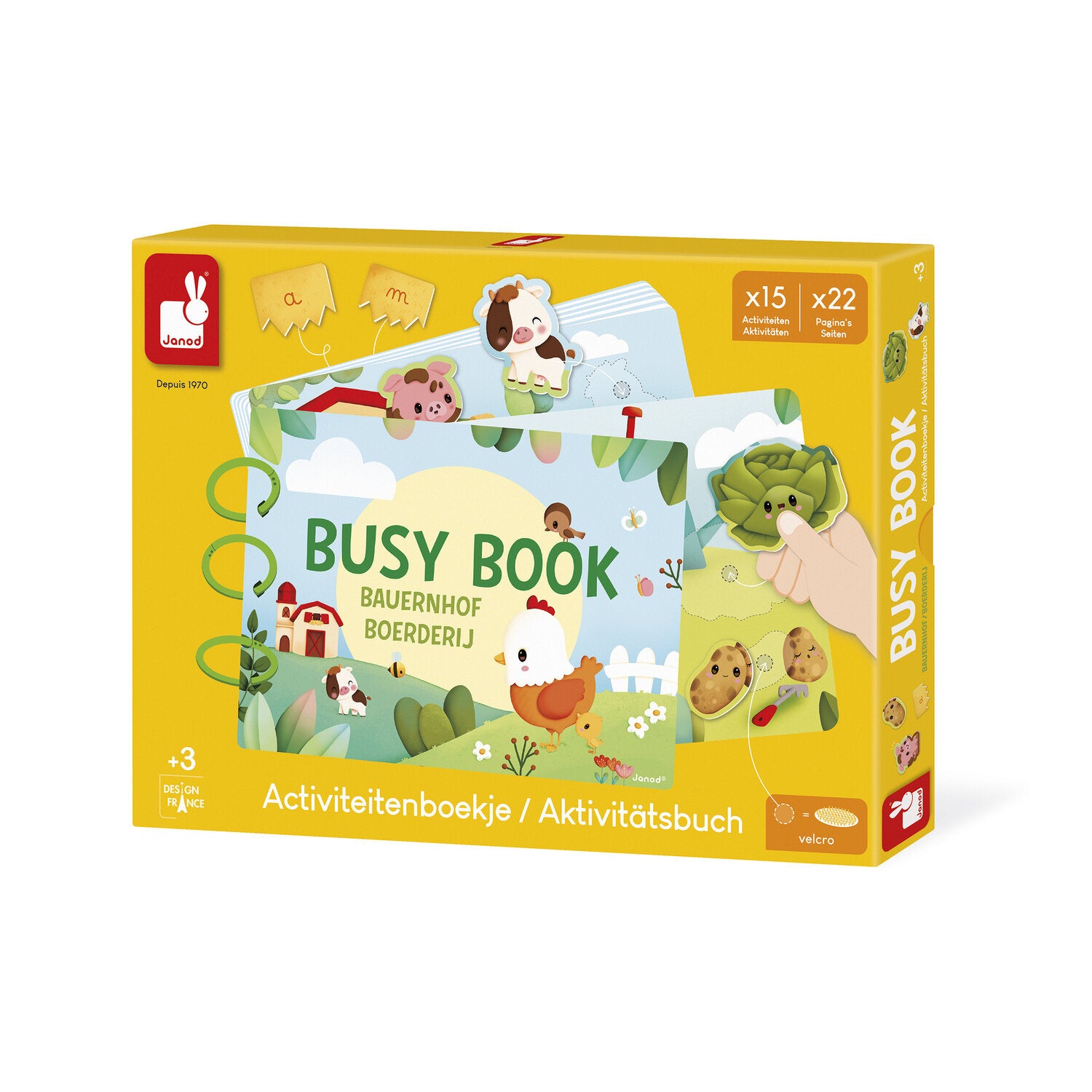 Janod | Busy Book Boederij Activiteitenboekje
