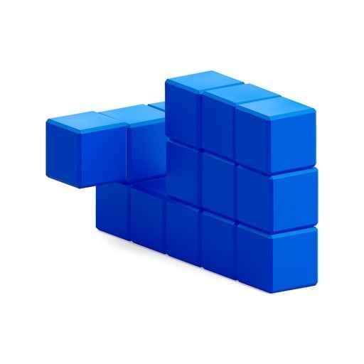 Pixio | Magnetische Blokken Color Series Blue Whale 14 Stuks