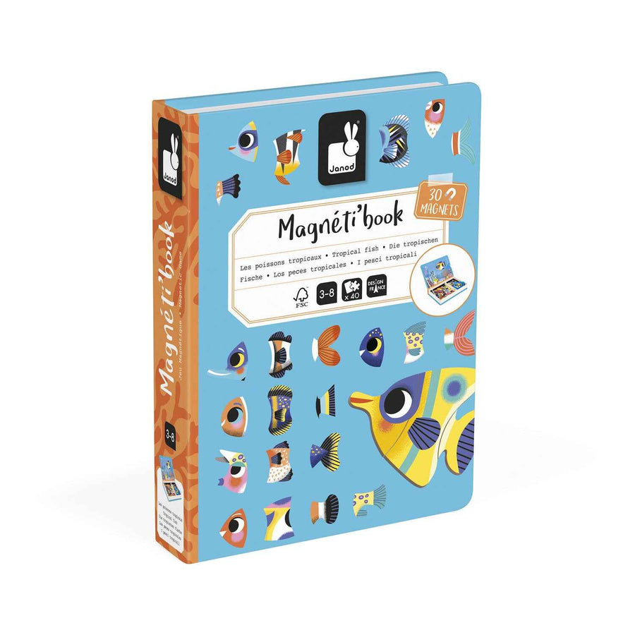 Janod | Tropical Fish Magnetic Book