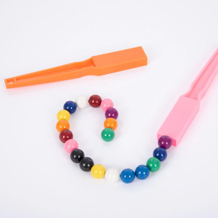 Shaw Magnets | 2 gekleurde staven met magnetische knikkers