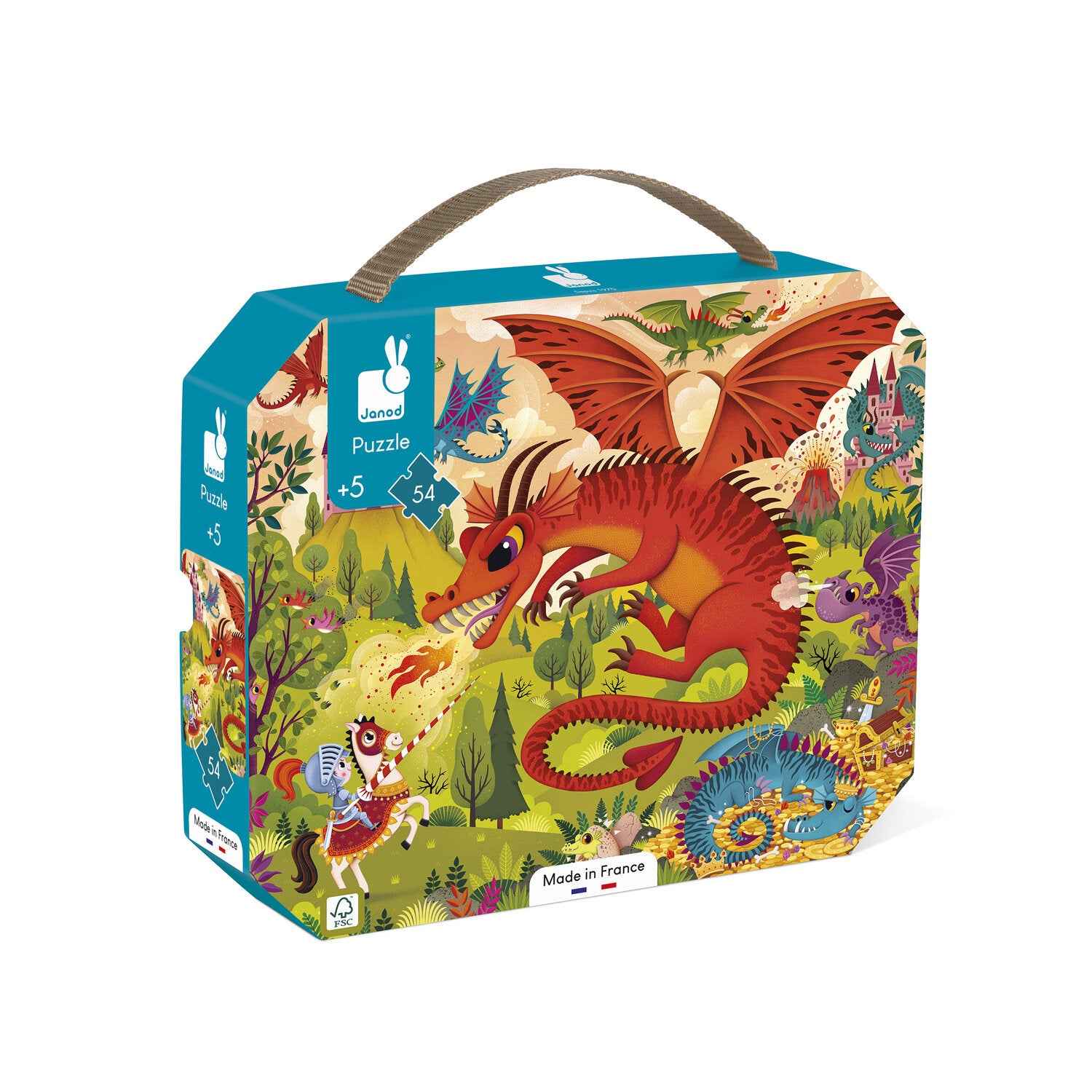 Janod | 54-Piece Dragon Kingdom Puzzle