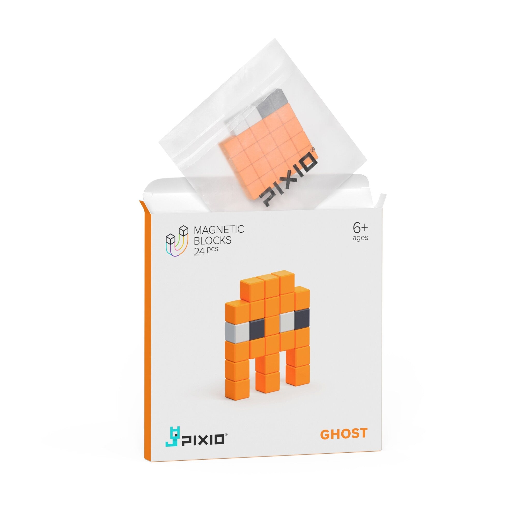Pixio | Magnetische Blokken Story Series Mini Monsters Ghost 24 Stuks