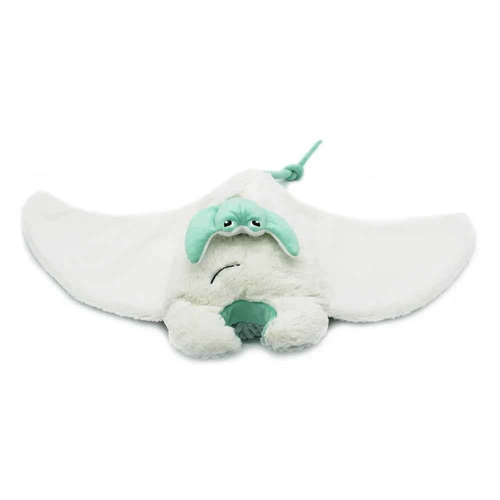 Les déglingos | Les Ptipotos - Plush Cuddly Toy Mantarog Mother and Baby Mint