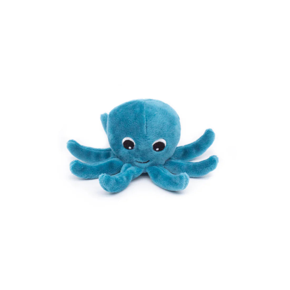 Les duéglingos | Les Ptipotos - Pluche Knuffel Filou De Octopus Moeder En Haar Baby Blauw