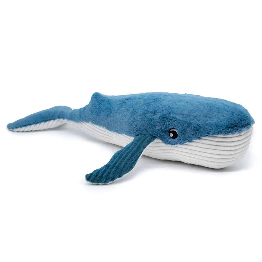 Les Déglingos | Les Ptipotos - Plush Cuddly Gravillou Whale Mother and Her Baby Blue