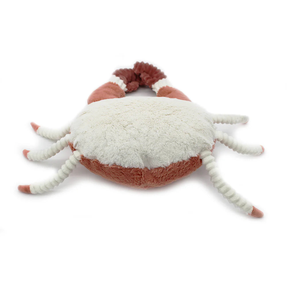 Les duéglingos | Les Ptipotos - Pluche Knuffel Cassecou De Krab Moeder En Haar Baby Terracotta