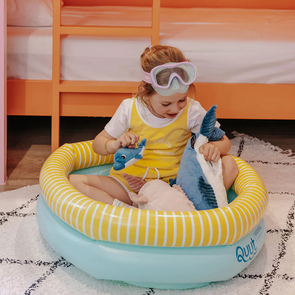Les duéglingos | Les Ptipotos - Pluche Knuffel Tofou De Dolfijn Moeder En Haar Blauwe Baby