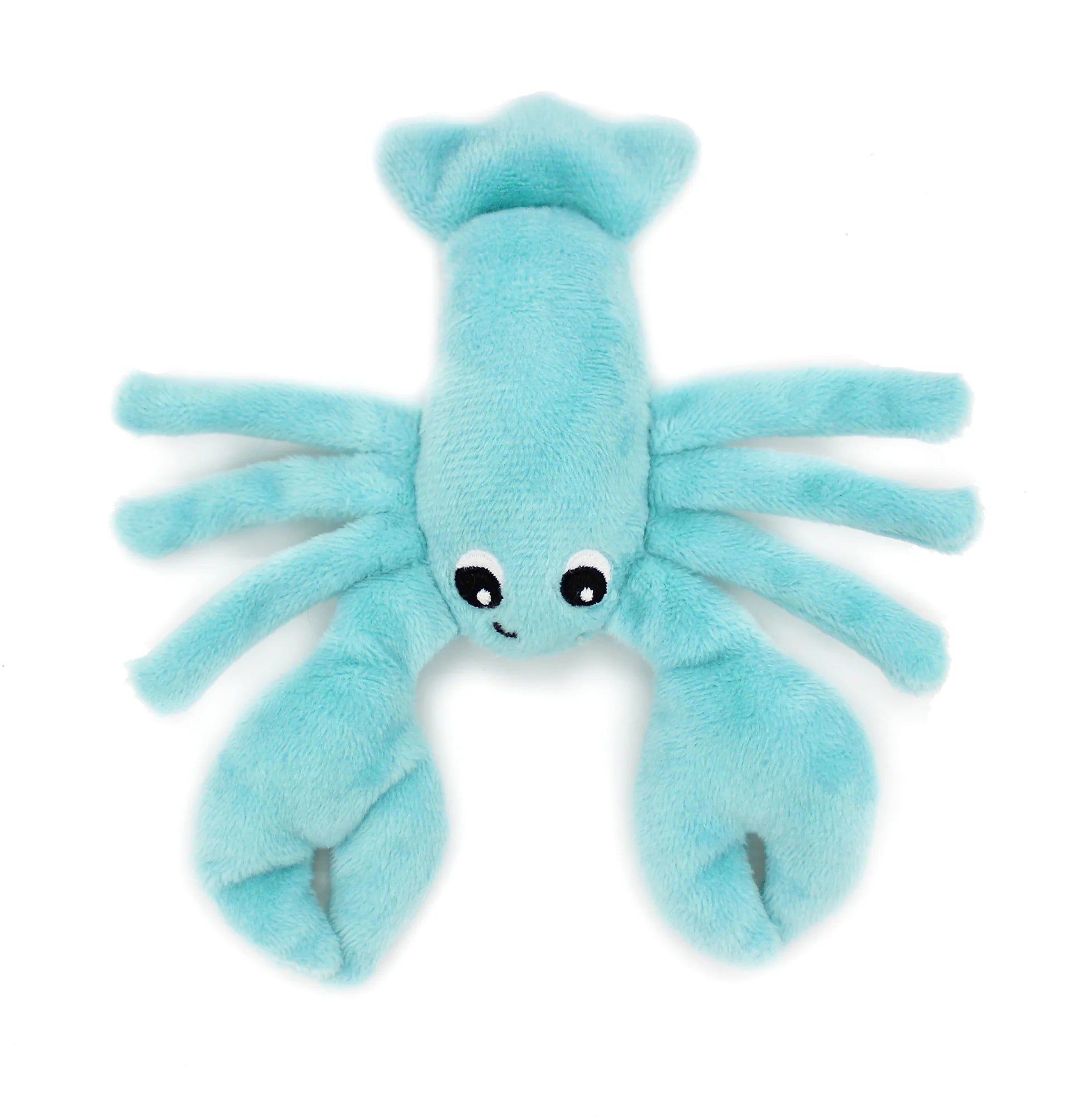 Les duéglingos | Les Ptipotos - Pluche Knuffel Iloveyou De kreeftmoeder En Haar Baby Aquablauw