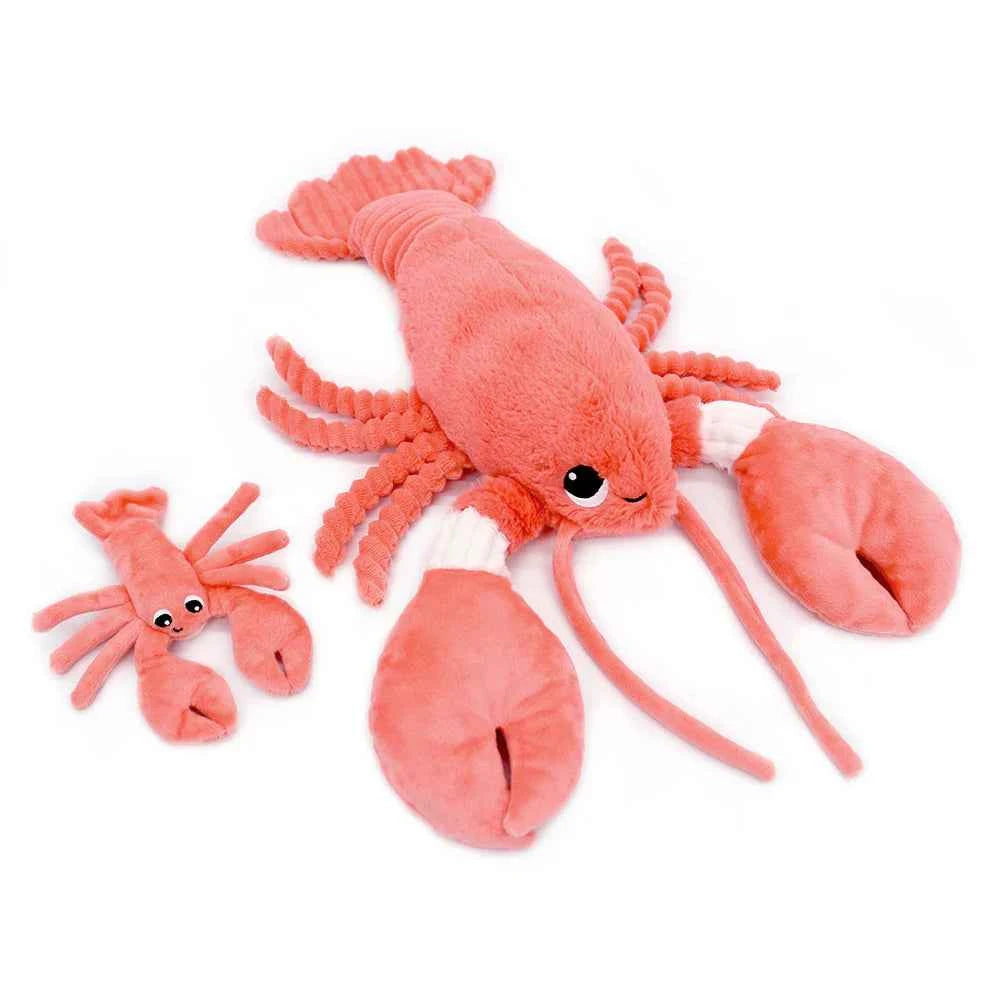 Les DÃ©glingos | Les Ptipotos - Pluche Knuffel Iloveyou De kreeftmoeder En Haar Baby Koraal