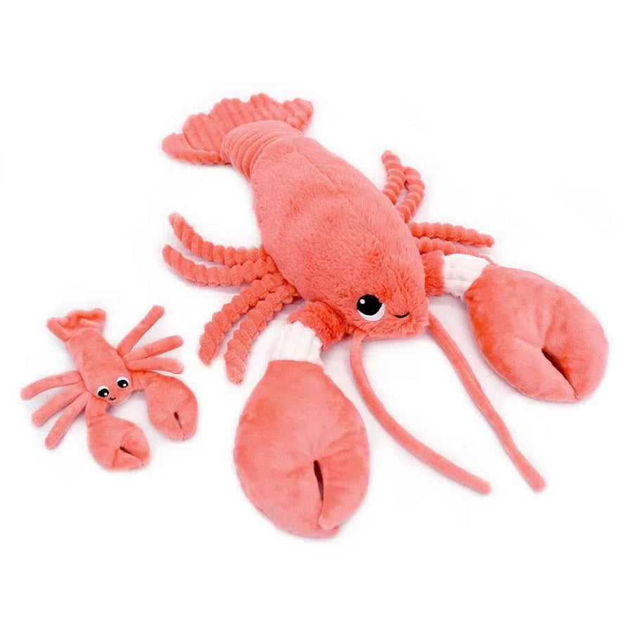 Les DÃ©glingos | Les Ptipotos - Pluche Knuffel Iloveyou De kreeftmoeder En Haar Baby Koraal