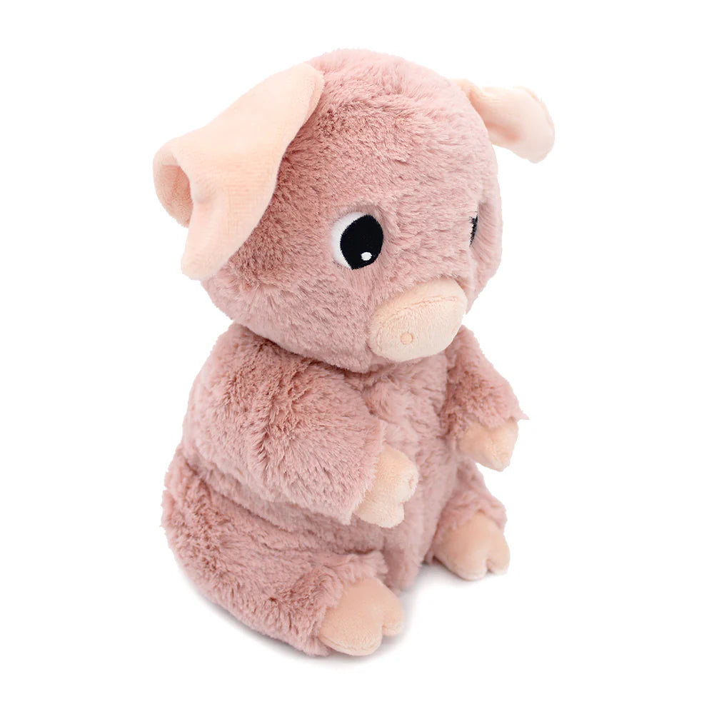 Les duéglingos | Les Ptipotos - Pluche Knuffel Barbekiou Varken Moeder En Haar Roze Baby