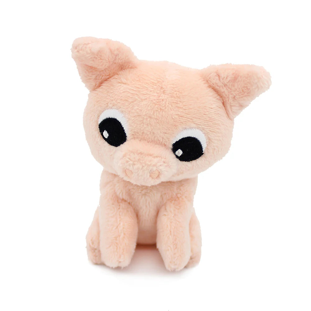 Les duéglingos | Les Ptipotos - Pluche Knuffel Barbekiou Varken Moeder En Haar Roze Baby
