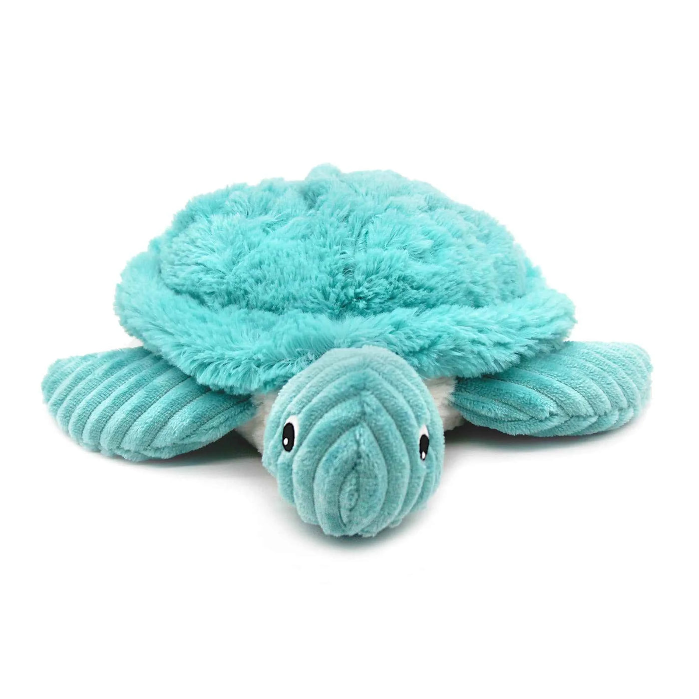 Les Déglingos | Les Ptipotos - Plush Cuddly Sauvenou Turtle Mother and Her Baby Aqua Blue