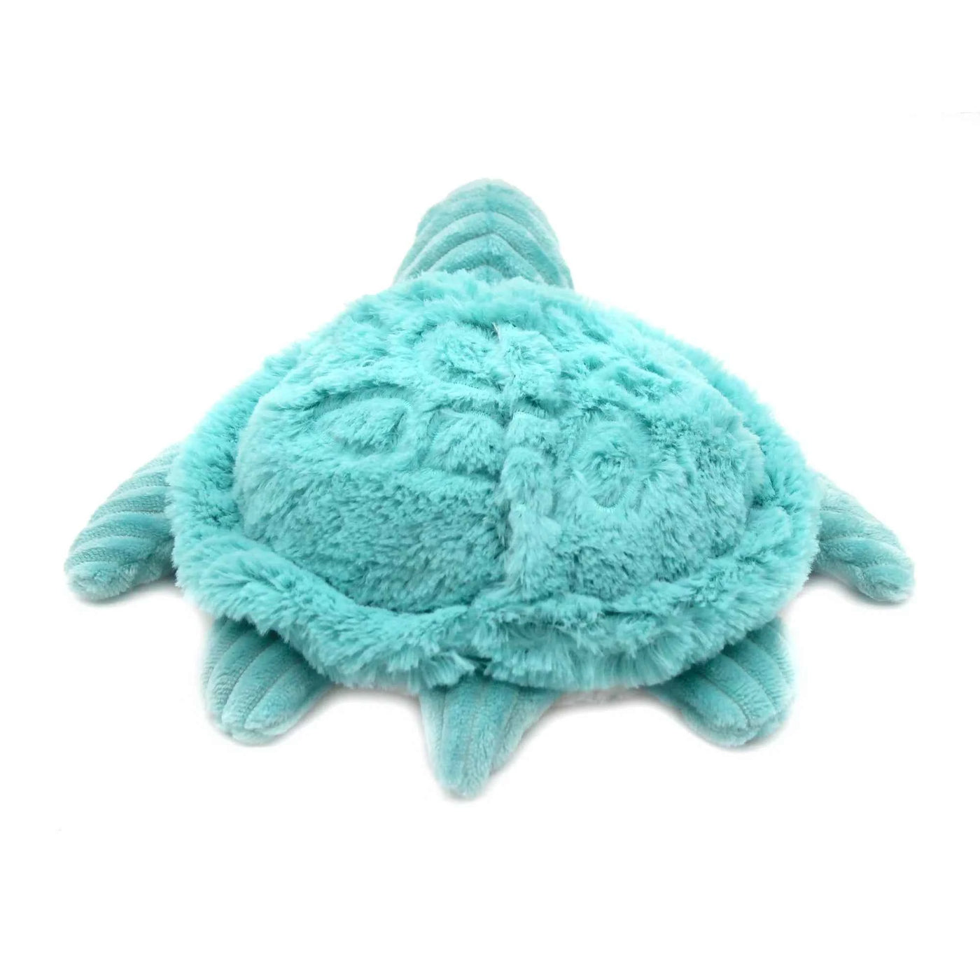 Les Déglingos | Les Ptipotos - Plush Cuddly Turtle Mother and Her Baby Aqua Blue