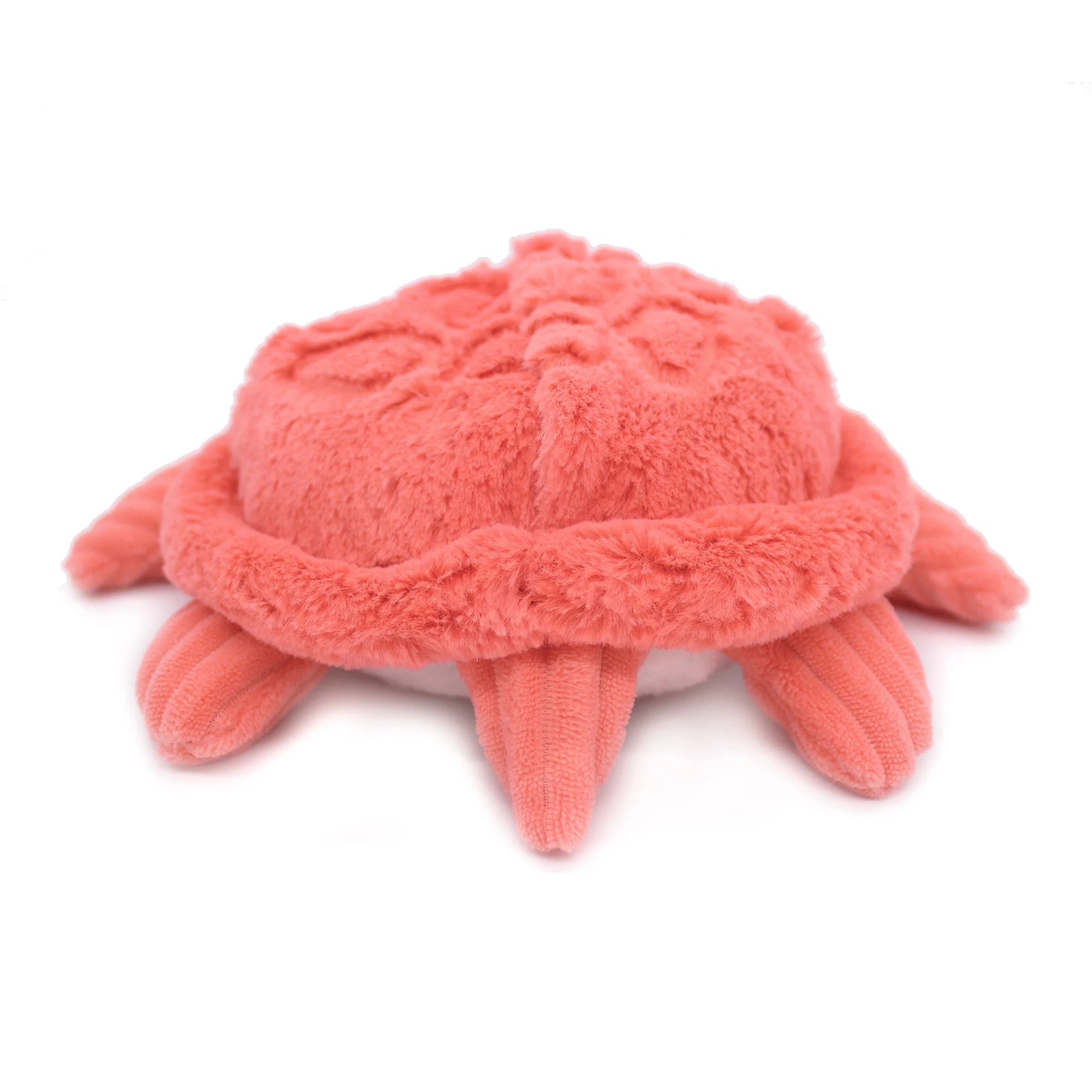 Les duéglingos | Les Ptipotos - Pluche Knuffel Sauvenou Schildpad Moeder En Haar Baby Koraal