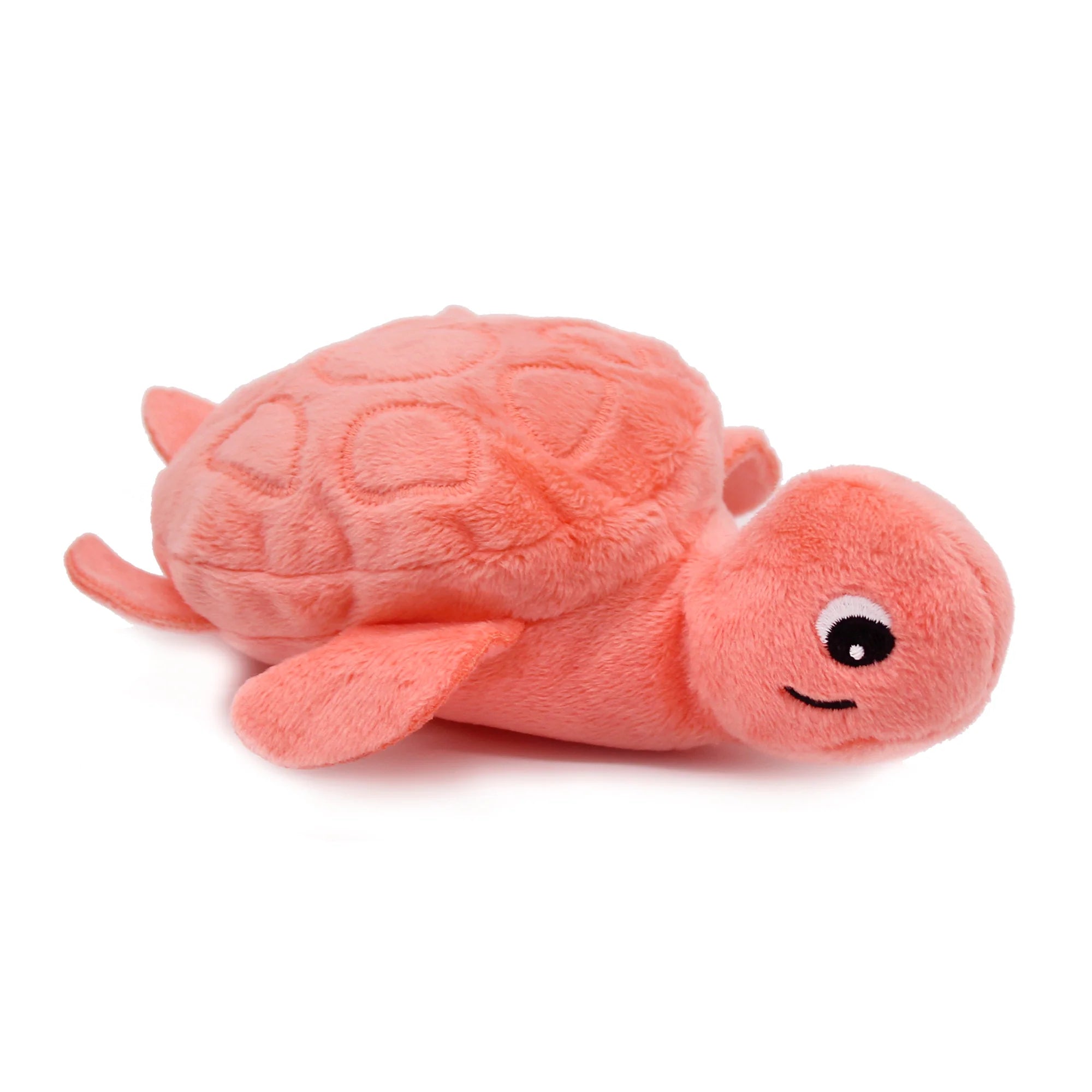 Les duéglingos | Les Ptipotos - Pluche Knuffel Sauvenou Schildpad Moeder En Haar Baby Koraal