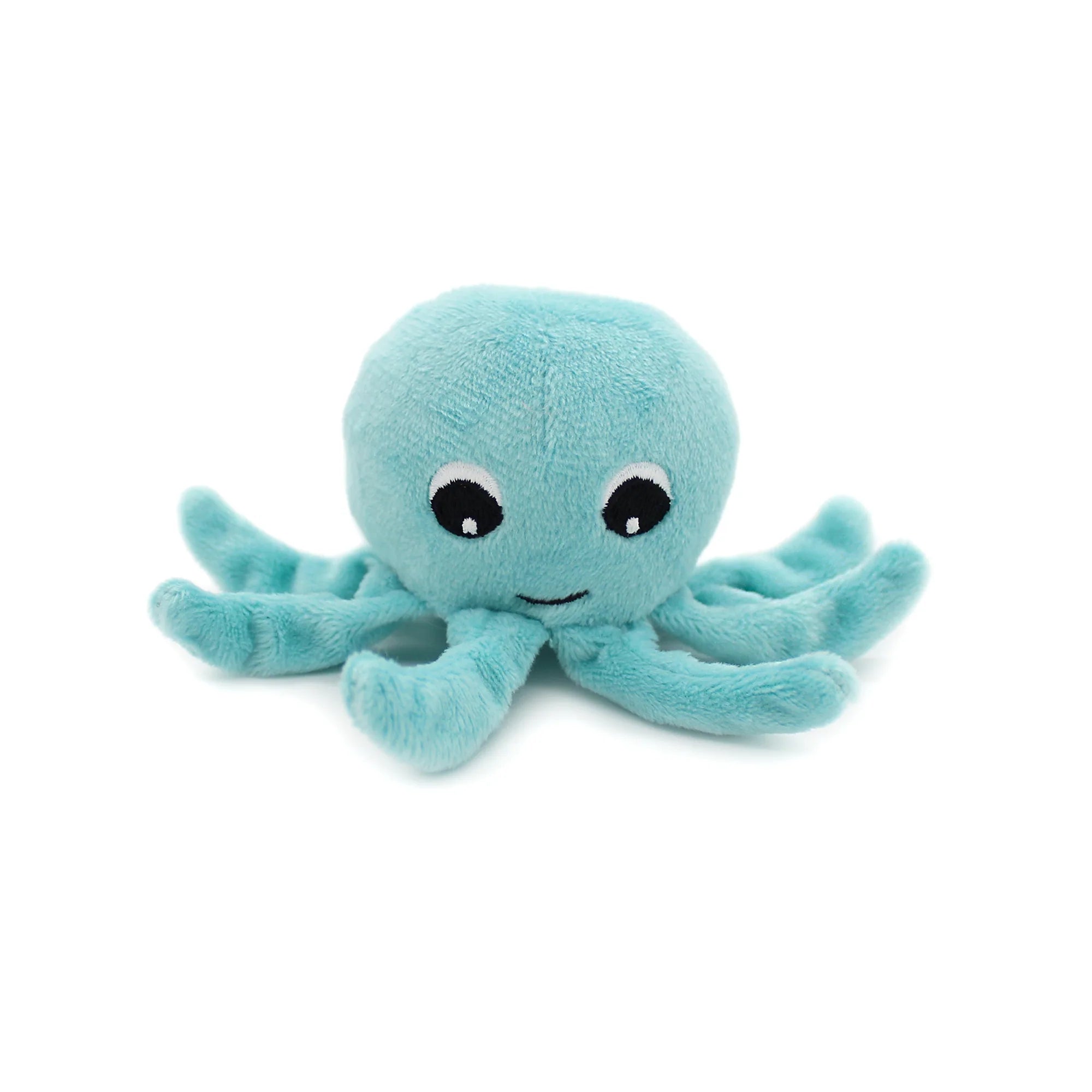 Les duéglingos | Les Ptipotos - Pluche Knuffel Filou De Octopusmoeder En Haar Baby Aquablauw