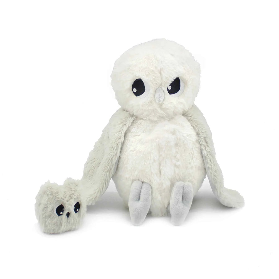Les DÃ©glingos | Les Ptipotos - Pluche Knuffel Coucou Witte Pooluil Moeder En Haar Baby
