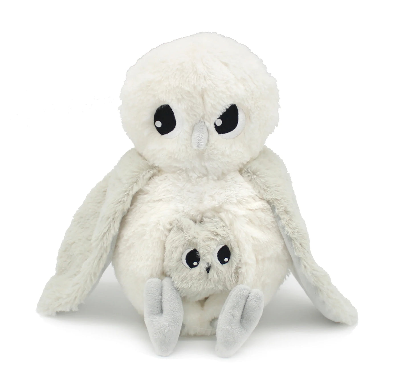 Les duéglingos | Les Ptipotos- Pluche Knuffel Bibou Blauwe Nijlpaard Mama En Haar Baby