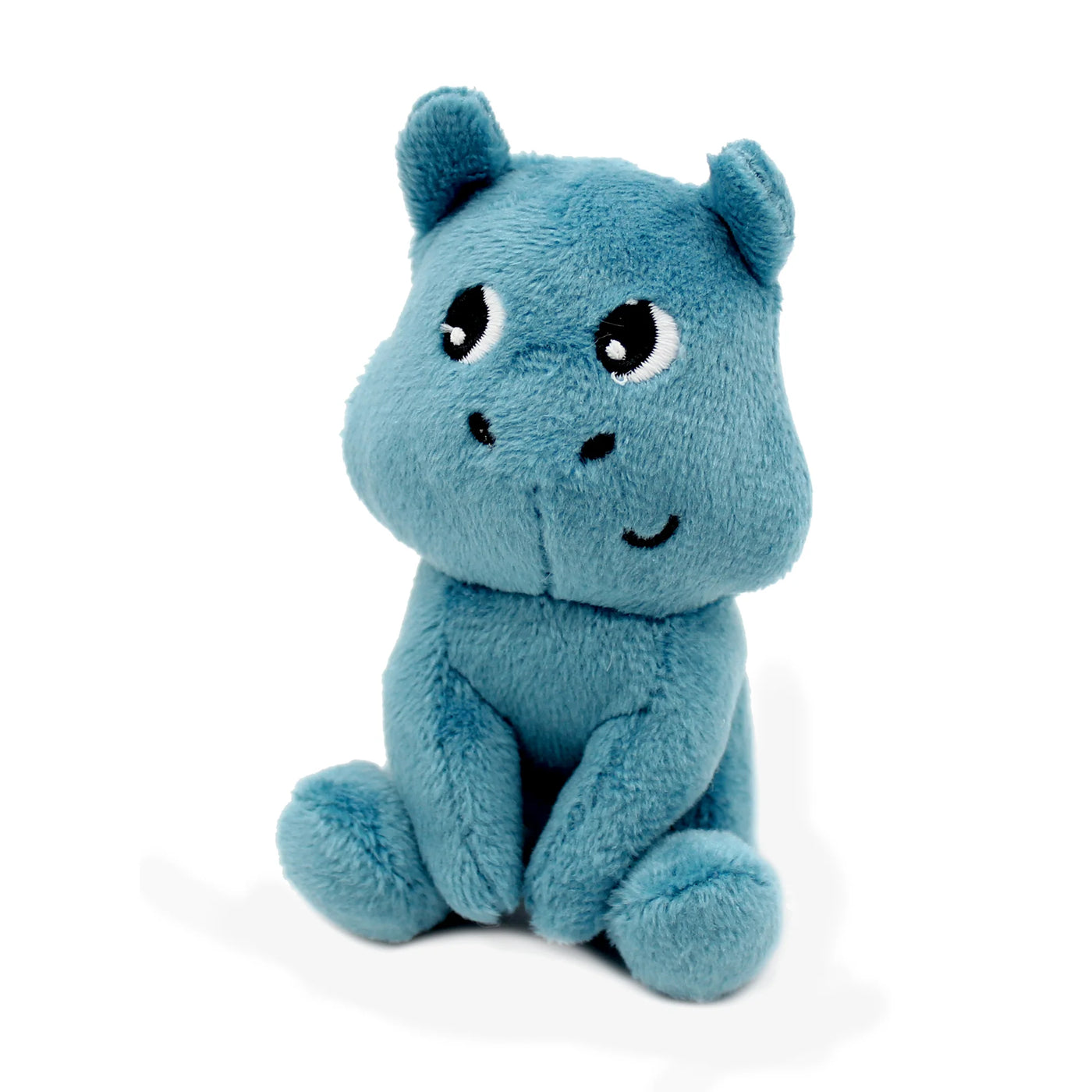 Les duéglingos | Les Ptipotos - Pluche Knuffel Bibou Blauwe Nijlpaard Mama En Haar Baby